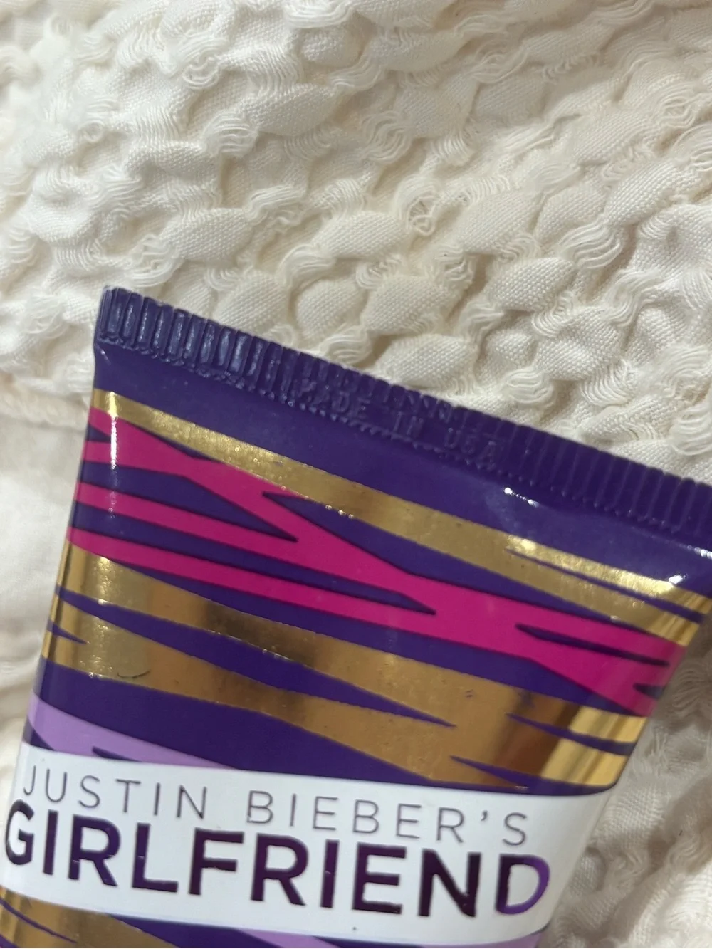Justin Bieber Girlfriend Shimmer Body Lotion